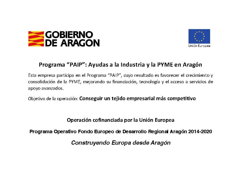 Programa Operativo FEDER Aragón 2014 - 2020