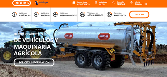 Rigual, SA presenta su nueva Página Web www.rigual.es