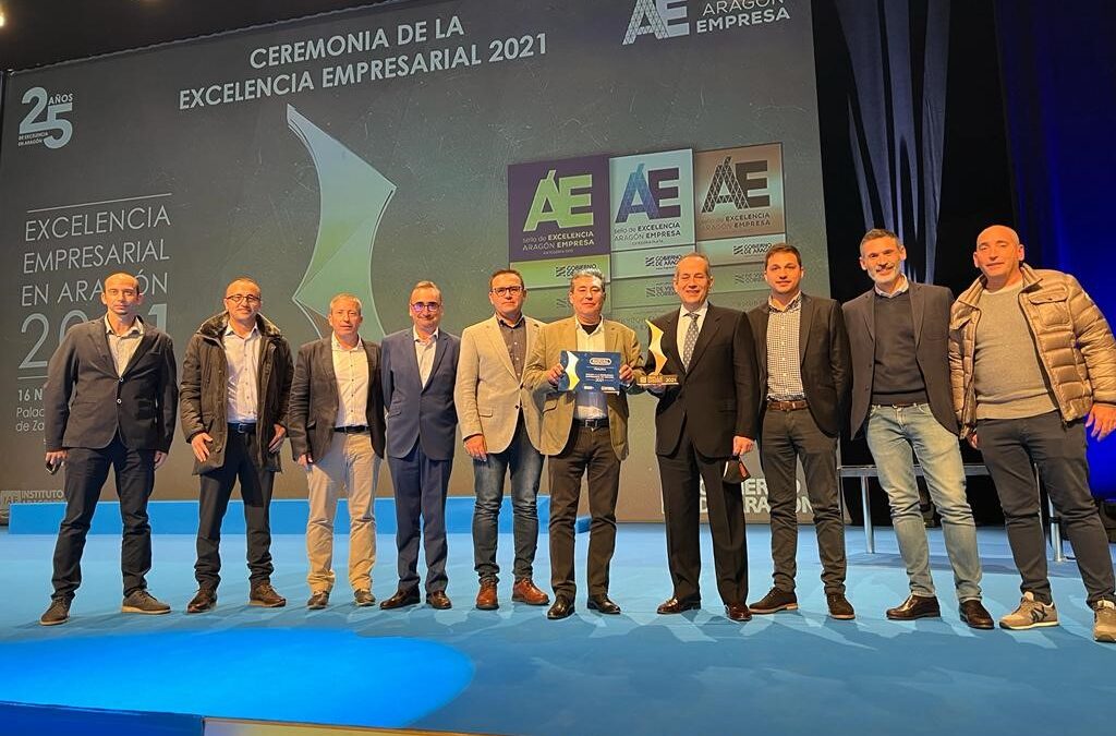 Rigual, S.A, recibe el Premio a la Excelencia Empresarial de Aragón 2021 en Categoría PYME