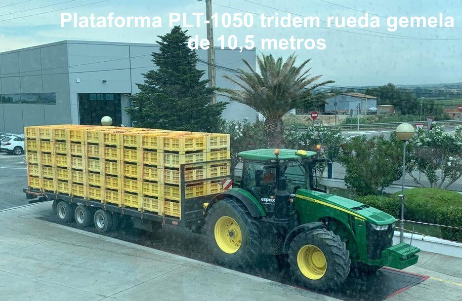 Plataforma agrícola Rigual PL-10500 Tridem