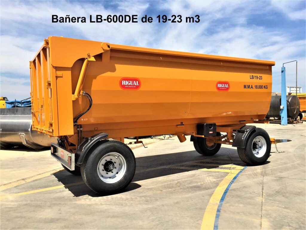 Bañera Agrícola Rigual LB-600-DE 19 23m3