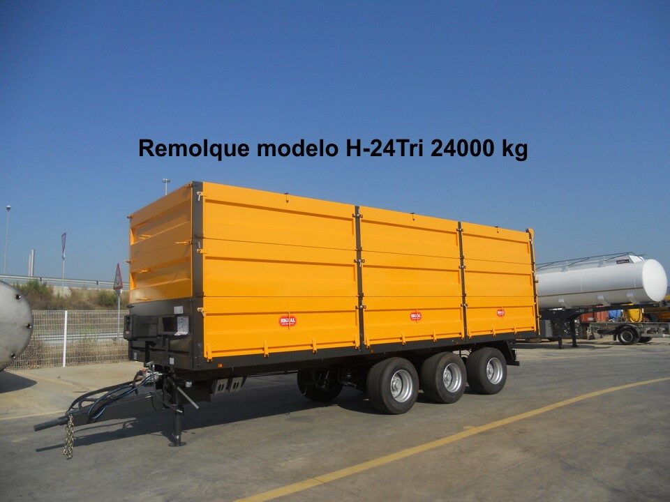 Remolque rigual H-24Tri 24000 kg