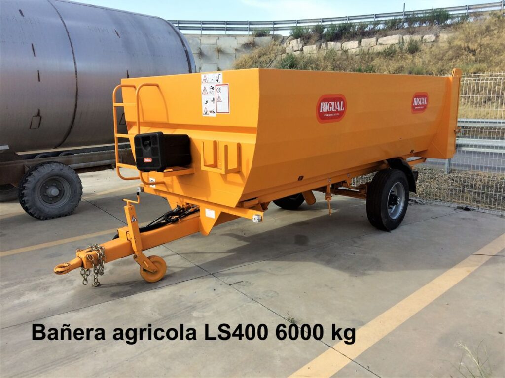 Bañera agricola rigual LS400 6000 kg