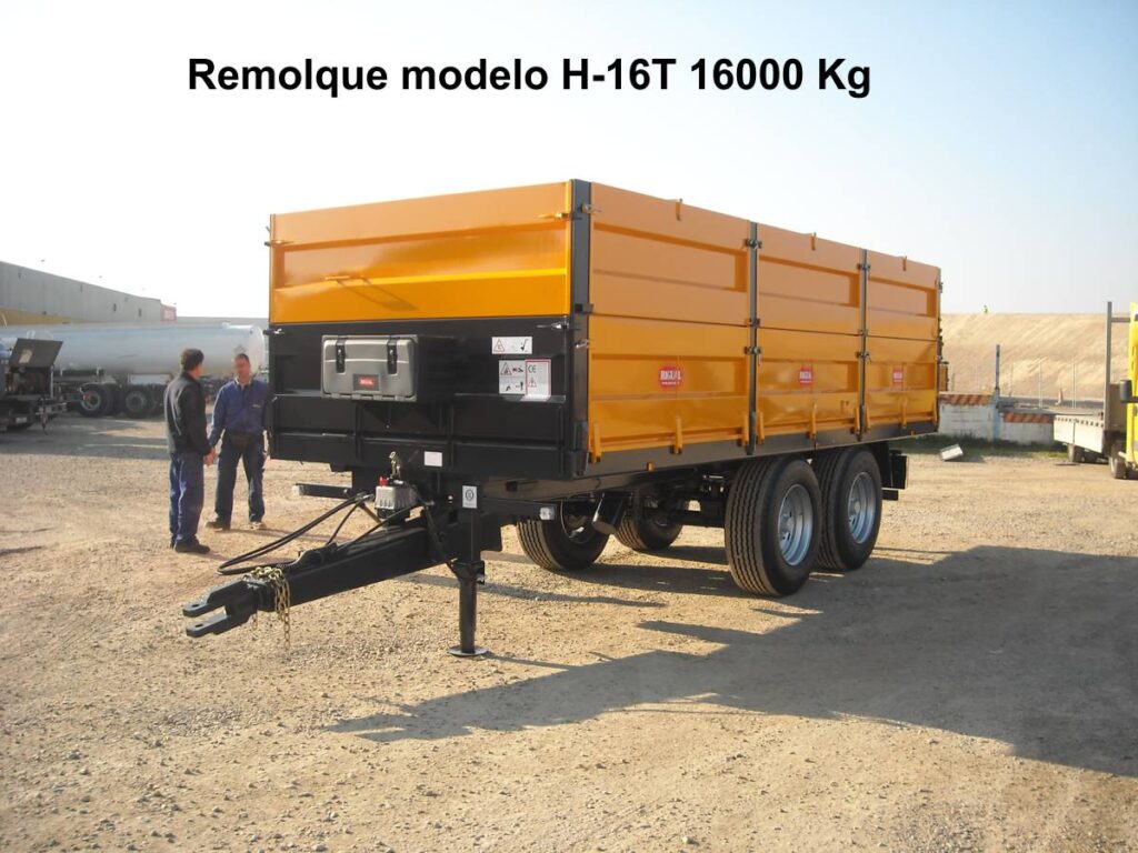 Remolque agrícola rigual modelo H-16T