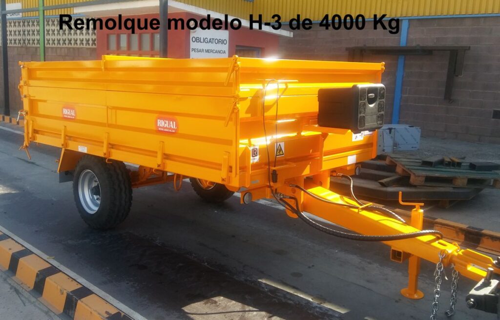 REMOLQUE RIGUAL MODELO H-3 DE 4000 KG