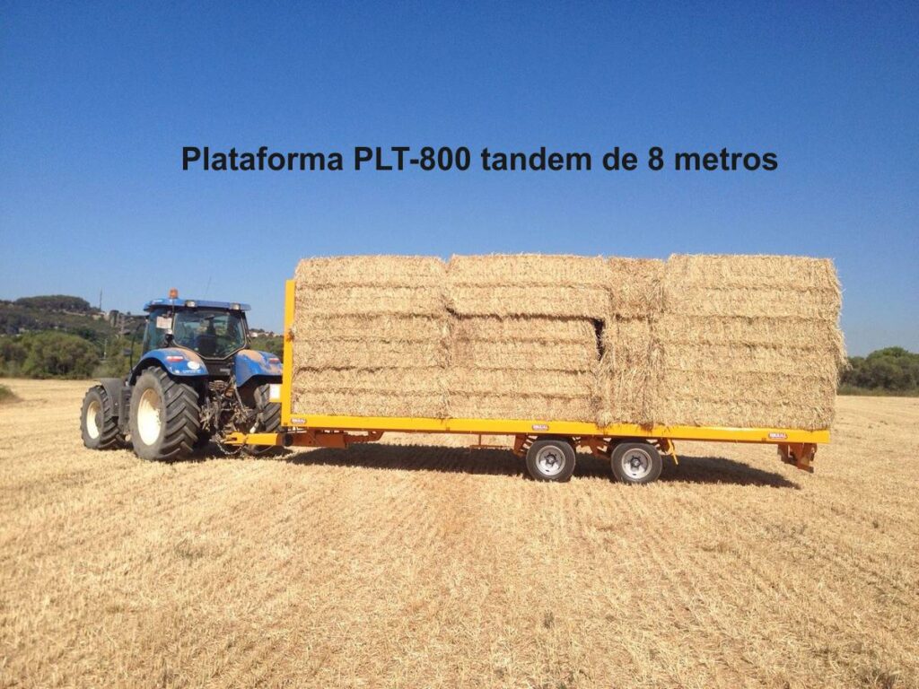 Plataforma agrícola rigual PLT-800 Tandem