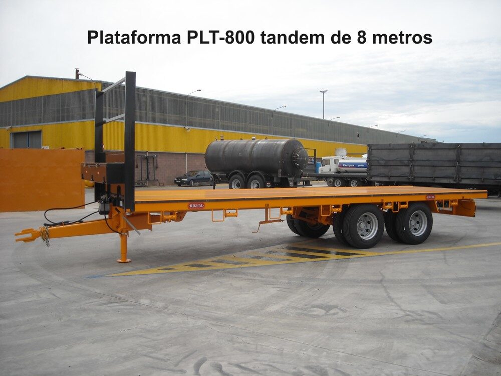 Plataforma rigual modelo PLT-800 Tandem de 8 metros