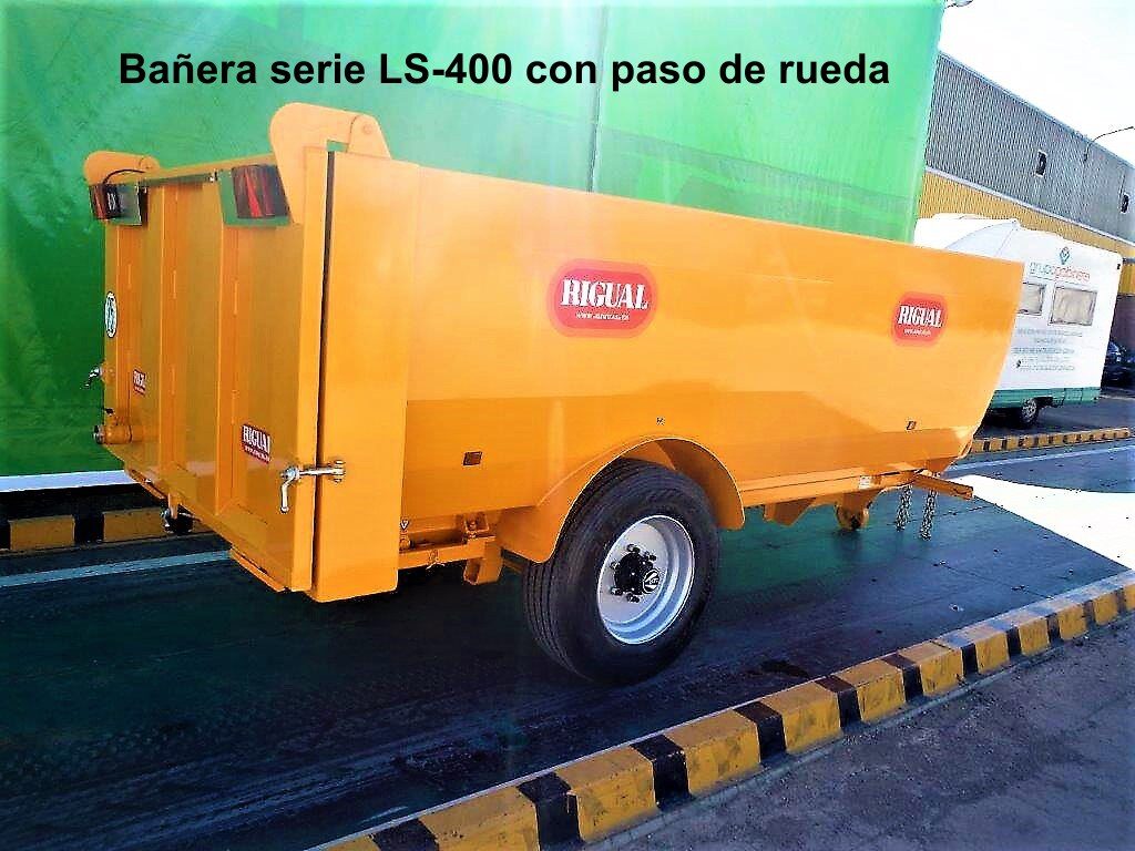 Bañera rigual LS-400 PASO DE RUEDA