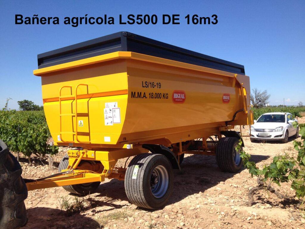 Bañera agrícola rigual LS500 DE 16m3