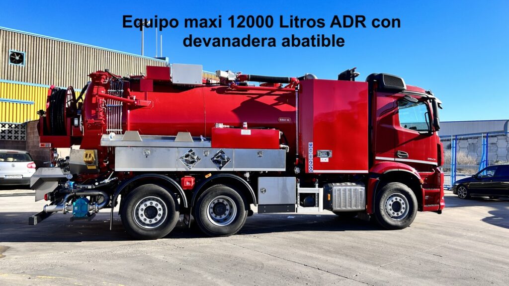 Equipo maxi 12000 litros ADR con devanadera