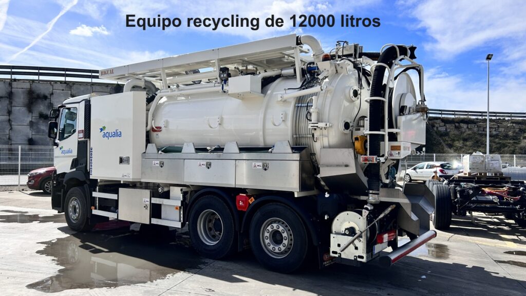 equipo recycling de 12000 litros