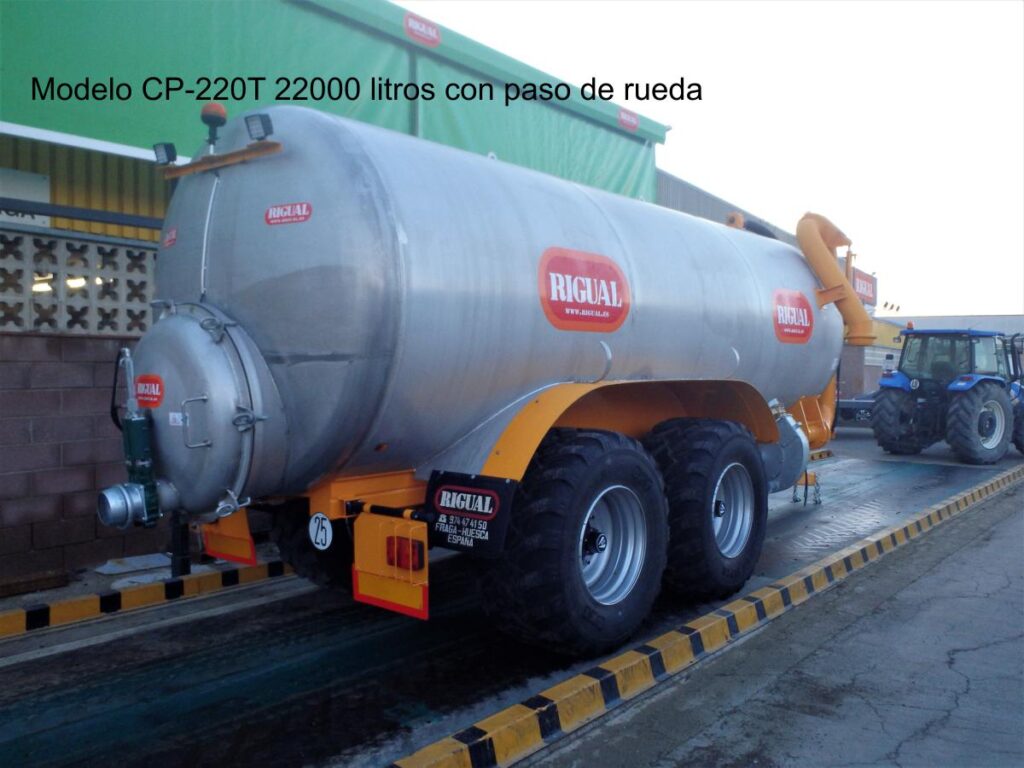 Cisterna de purín modelo CP 220T 22000 litros