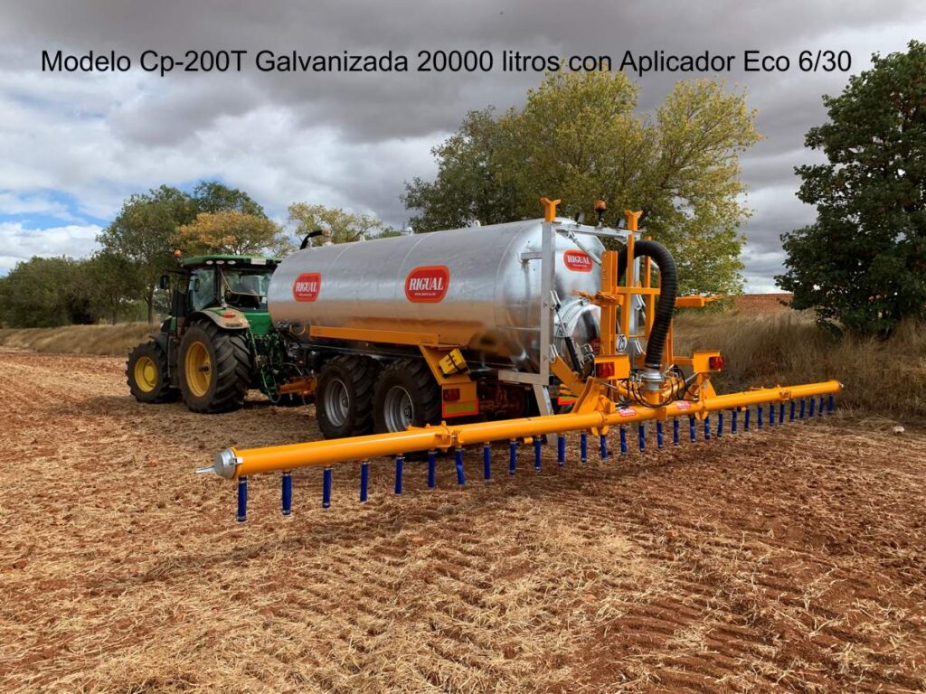 Modelo Cp-200T Galvanizada 20000 litros con Aplicador Eco 6/30