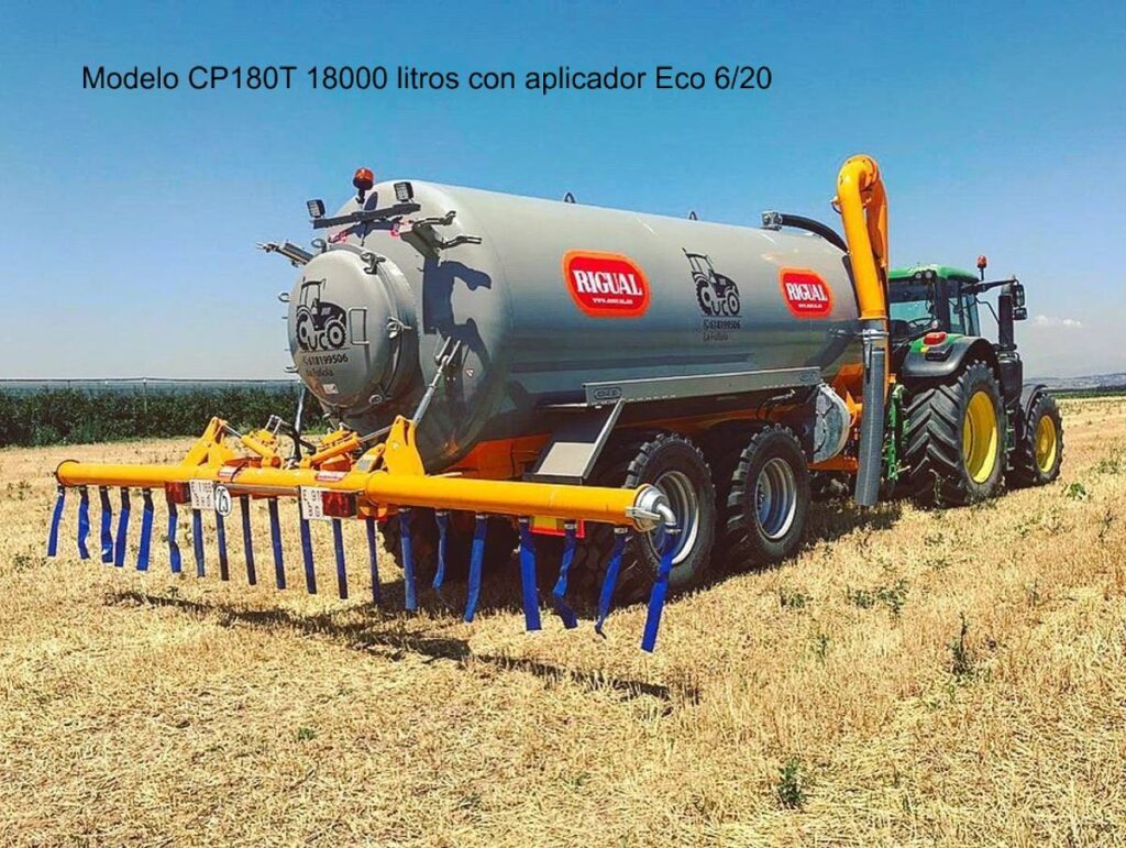 Modelo CP180T 18000 litros con aplicador Eco 6/20