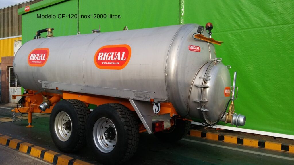 Cisterna Rigual Modelo Cp-120 12000 litros Inoxidable