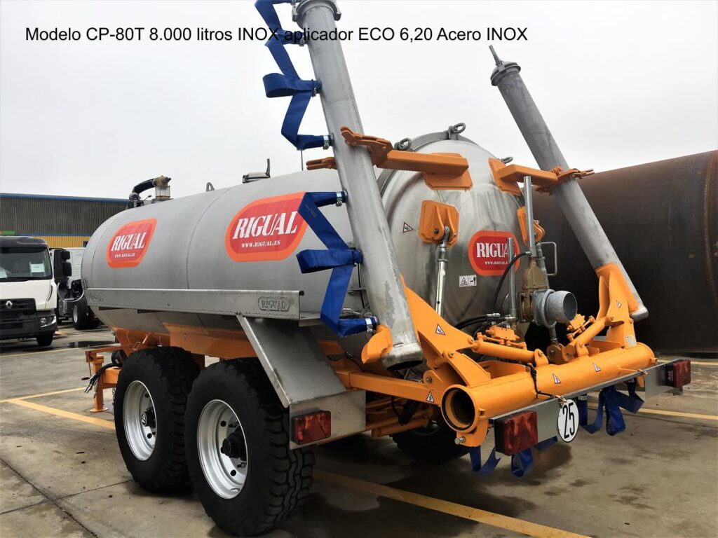 Modelo CP-80T 8000 litros INOX aplicador ECO
