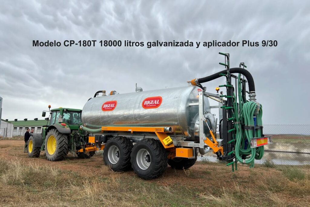 Modelo CP-180T 18000 litros galvanizada y aplicador Plus 9/30