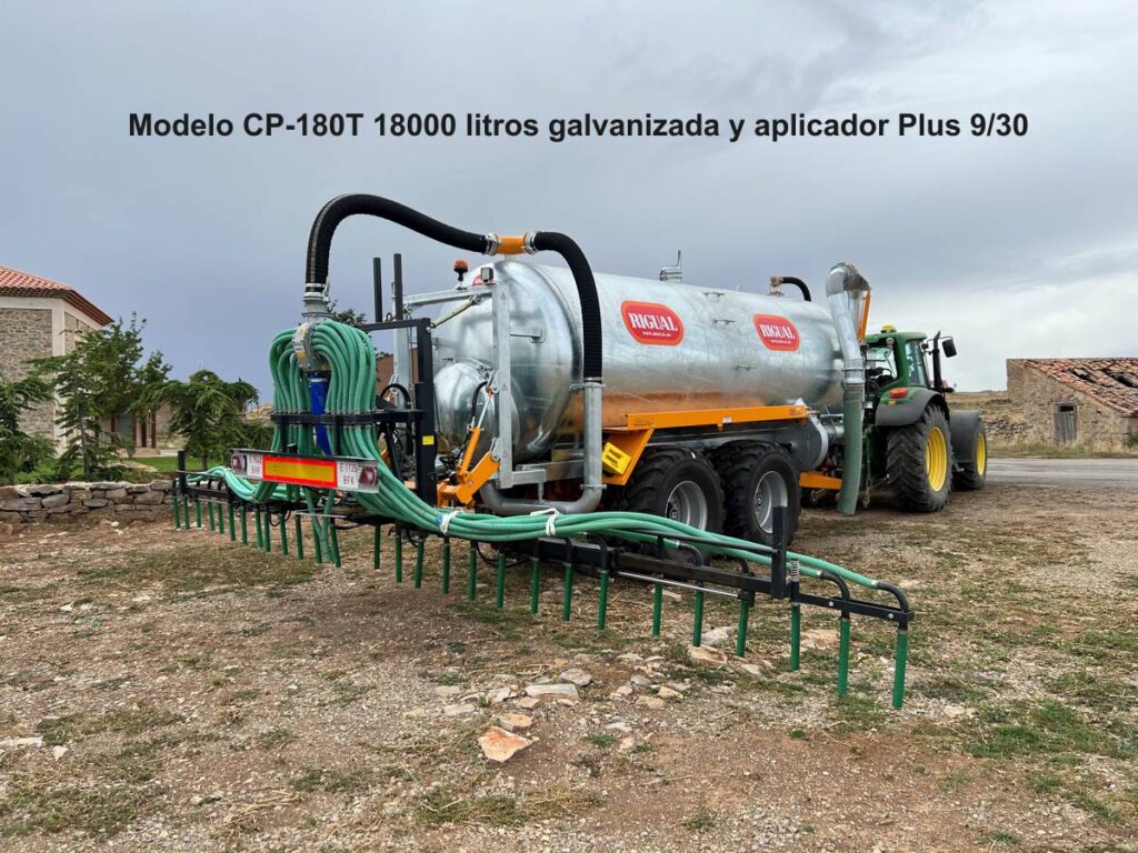 Modelo CP-180T 18000 litros galvanizada y aplicador Plus 9/30