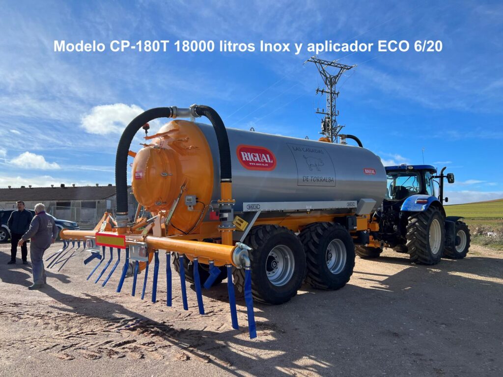 Modelo CP-180T 18000 litros Inox y aplicador ECO 6/20