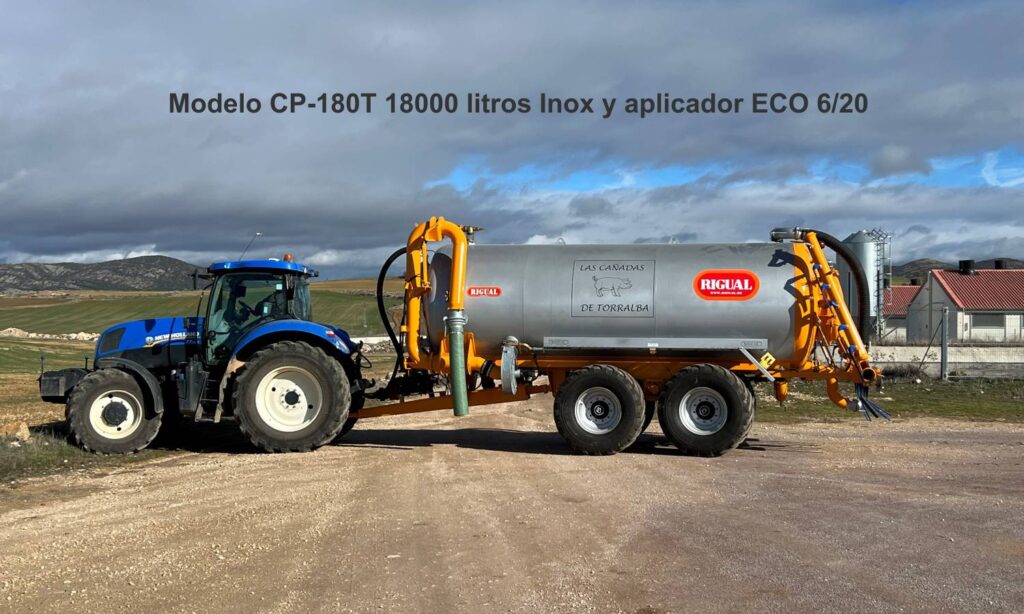 Modelo CP-180T 18000 litros Inox y aplicador ECO 6/20