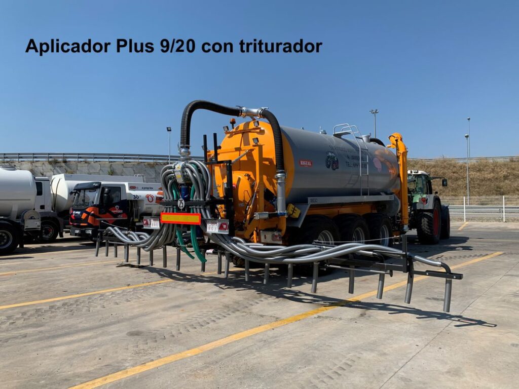 Aplicador Rigual Modelo Plus 9/20 con triturador