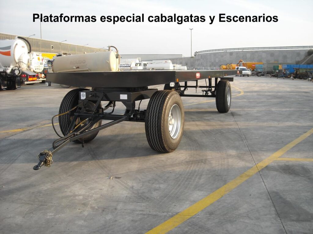 Plataforma rigual 10000Kg. cabalgatas y escenarios