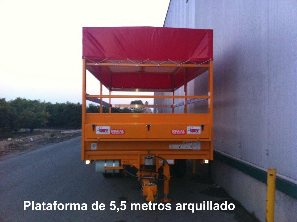 Plataforma 5,5 metros arquillado