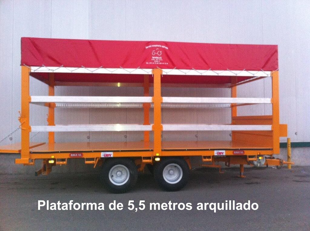 Plataforma 5,5 metros arquillado