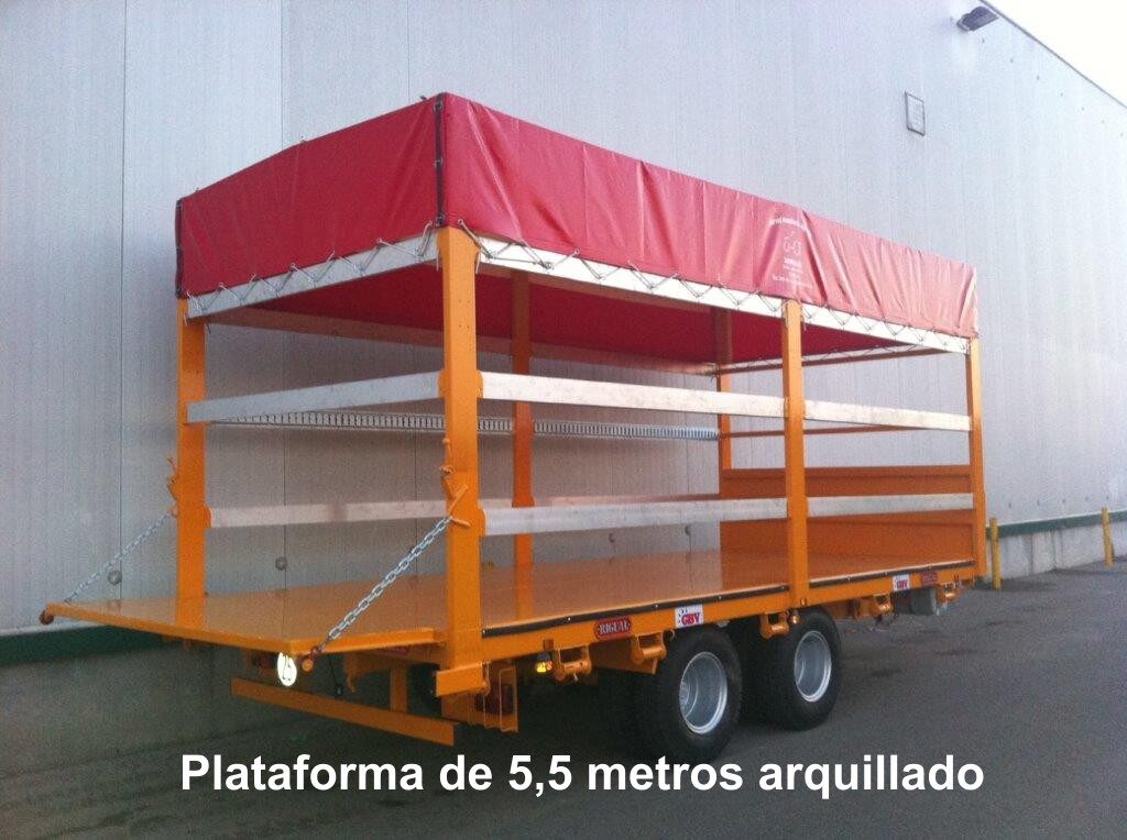 Plataforma 5,5 metros arquillado