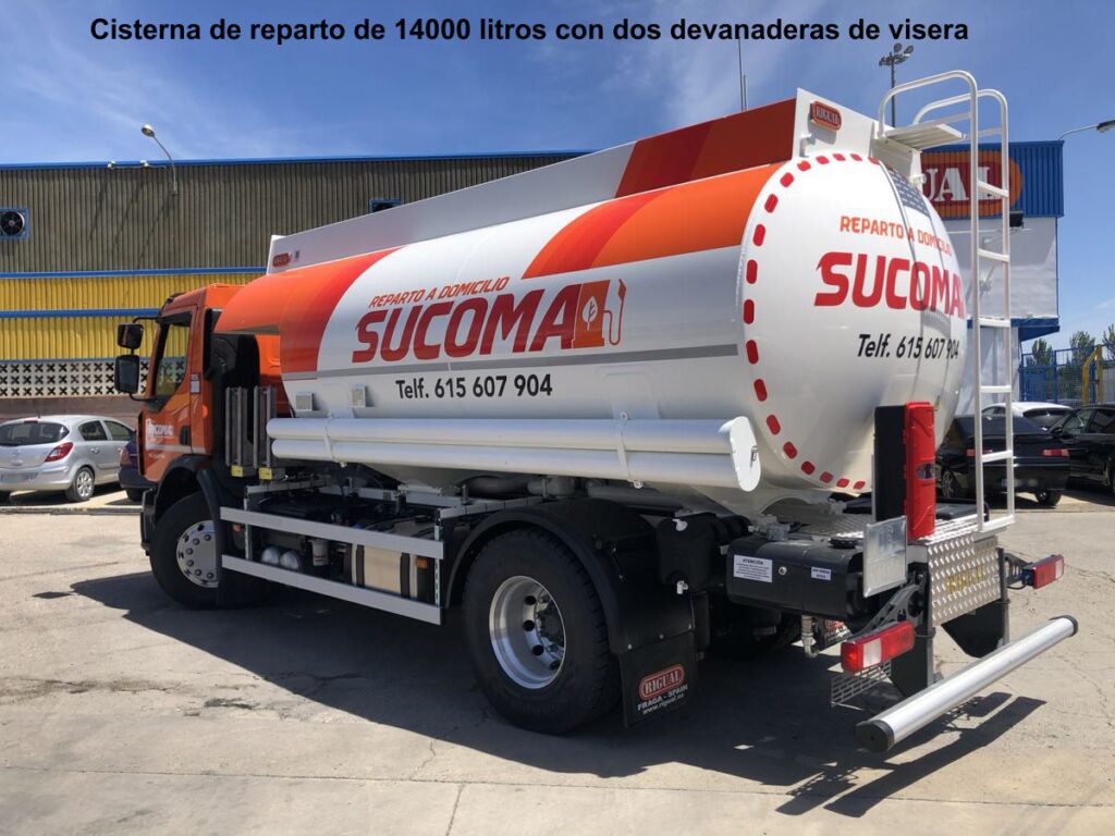 Cisterna Rigual de 14000 litros para gas-oil y gasolinas