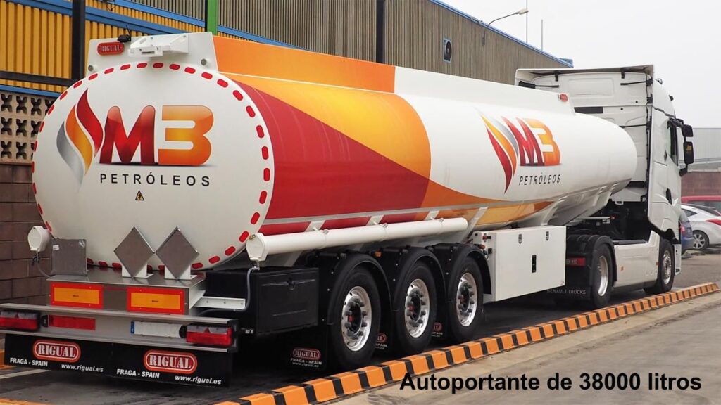 Cisterna autoportante Rigual 38000 litros M3