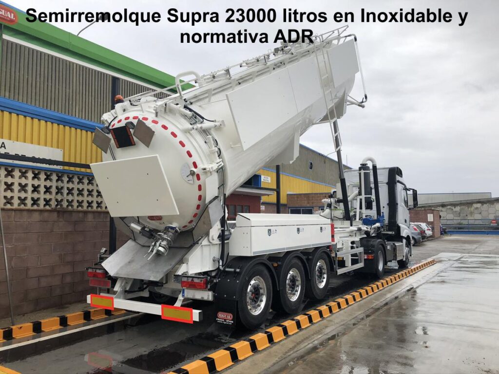 Semirremolque rigual de 23000 litros