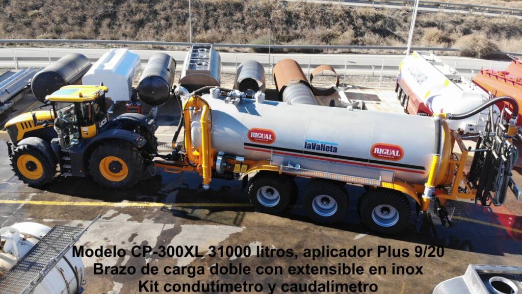 Cisterna Rigual modelo CP-300XL Tridem