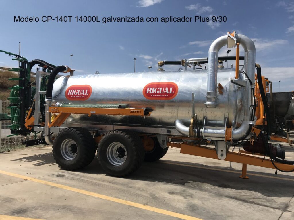 Modelo CP-140T 14000L Galvanizada Aplicador Plus 9/30