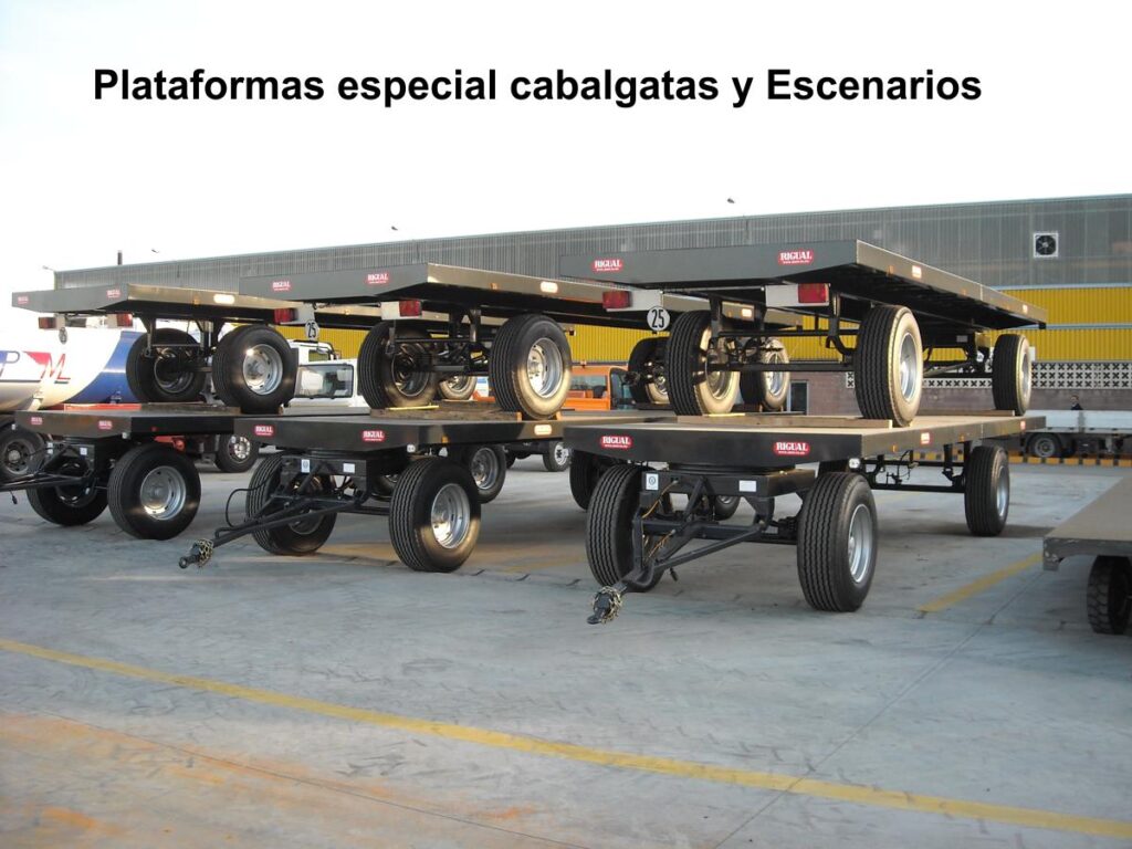 Plataforma especial Rigual 10000 kgs