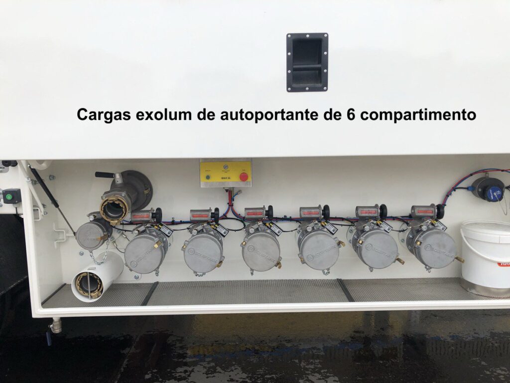 Cargas de fondo Exolum autoportante Rigual de 6 compartimentos