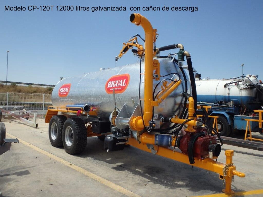 Modelo CP-120T 12000 litros galvanizada con cañon de descarga