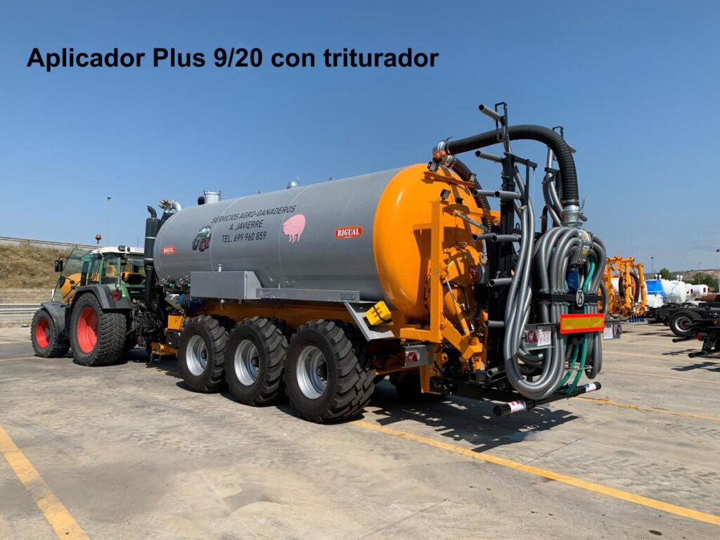 Aplicador Plus 9/20 con triturador