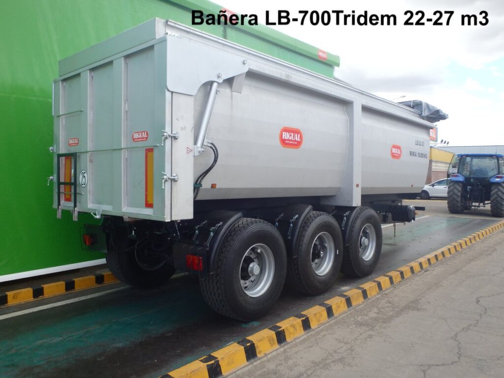 Bañera agricola Rigual LB-700 Tridem