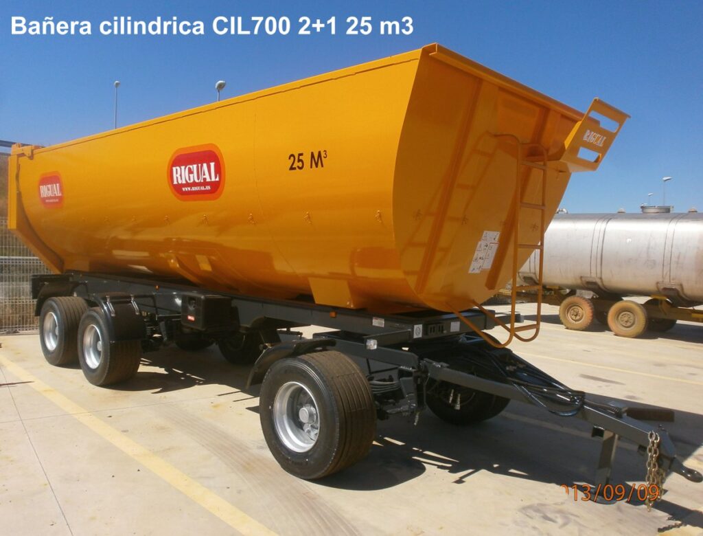 Bañera rigual cilíndrica CIL700 2+1