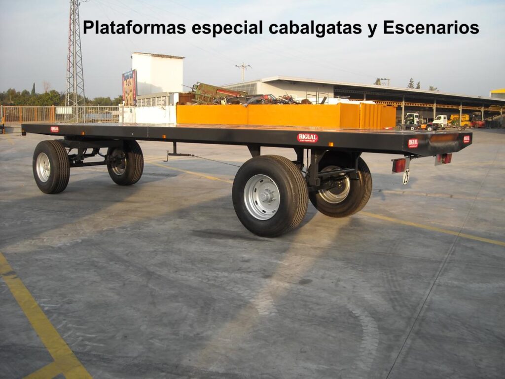 Plataforma rigual cabalgatas y escenarios