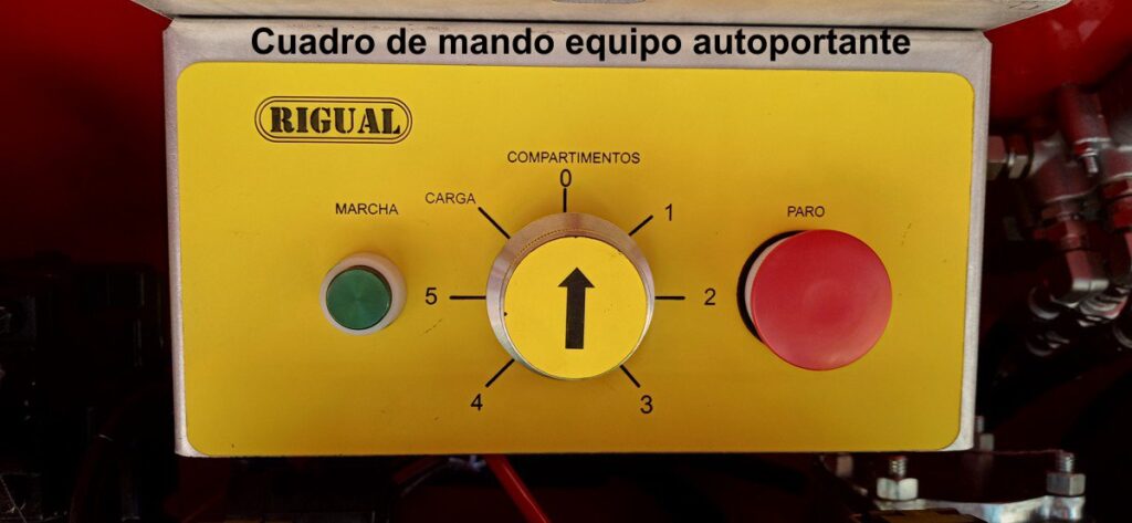 Cuadro de mando de cisterna autoportante Rigual