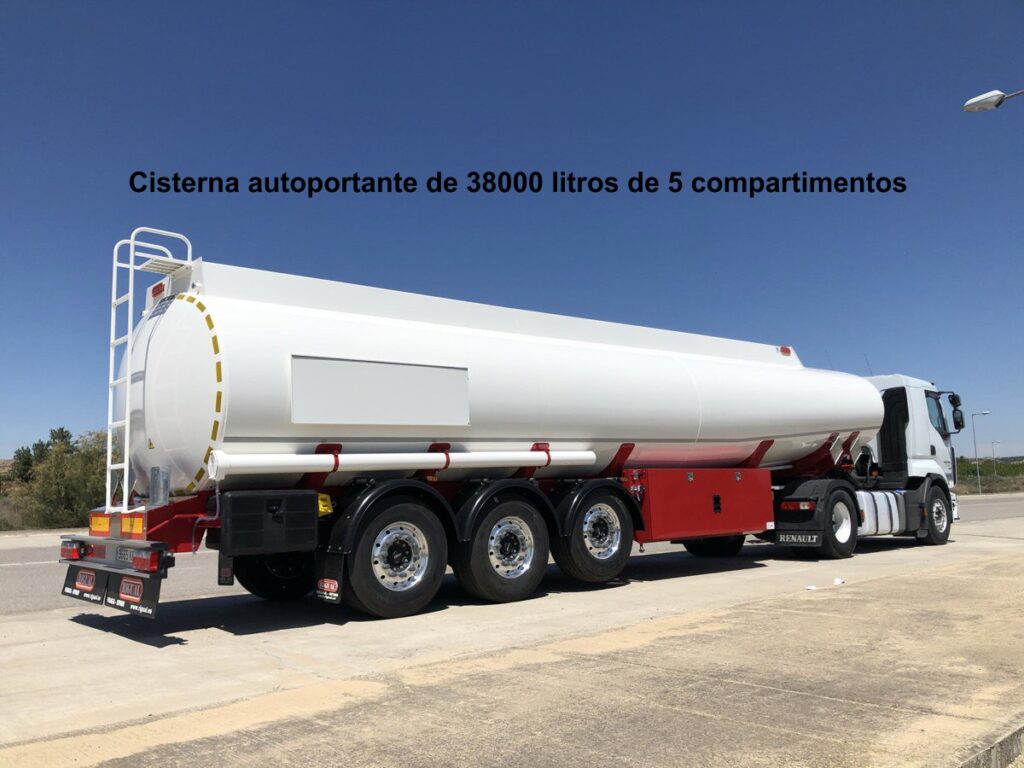 Autoportante Rigual de 38000 litros y 5 compartimentos