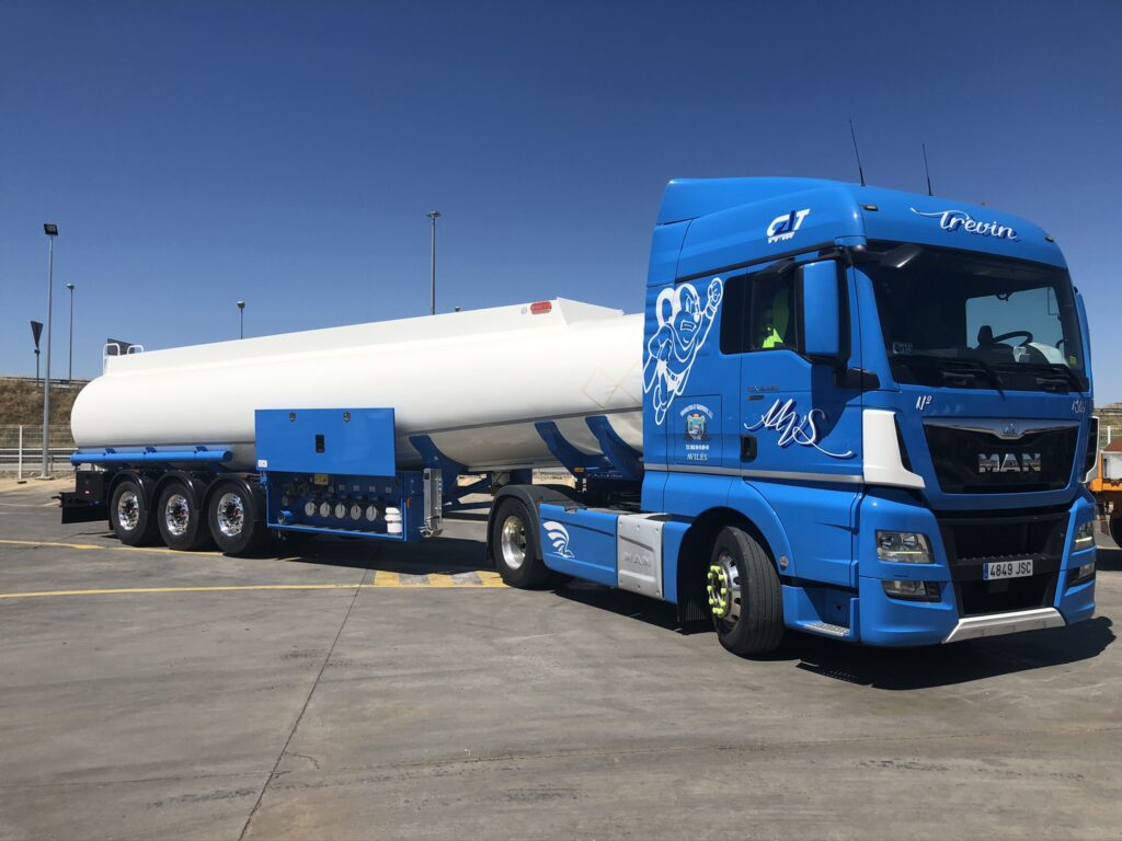 Equipo cisterna autoportante Rigual de 38000 litros