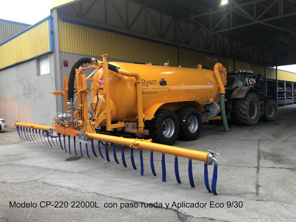 Modelo CP-220 22000L con paso rueda y Aplicador Eco