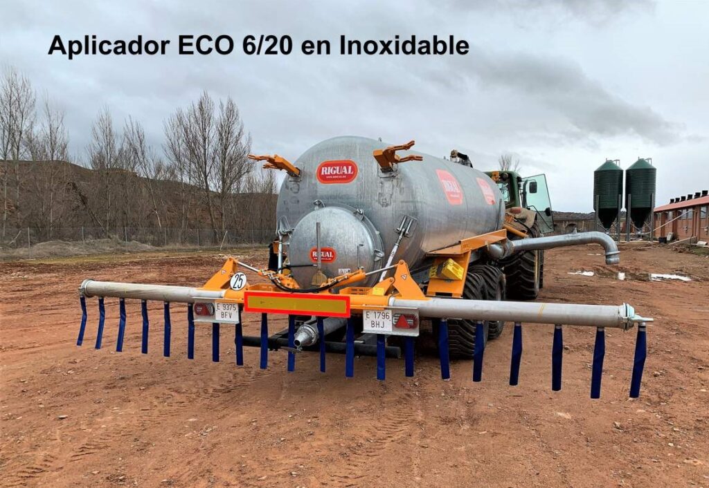 Aplicador Rigual modelo ECO 6/20 en Inoxidable