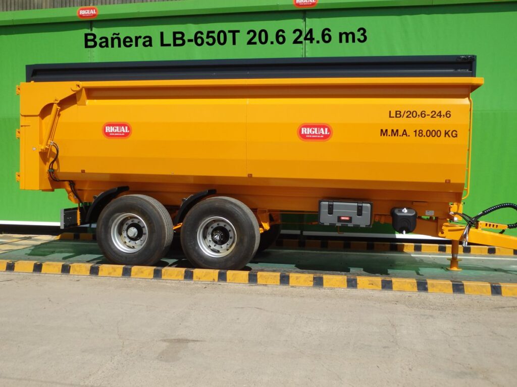 Bañera agrícola Rigual LB-650T