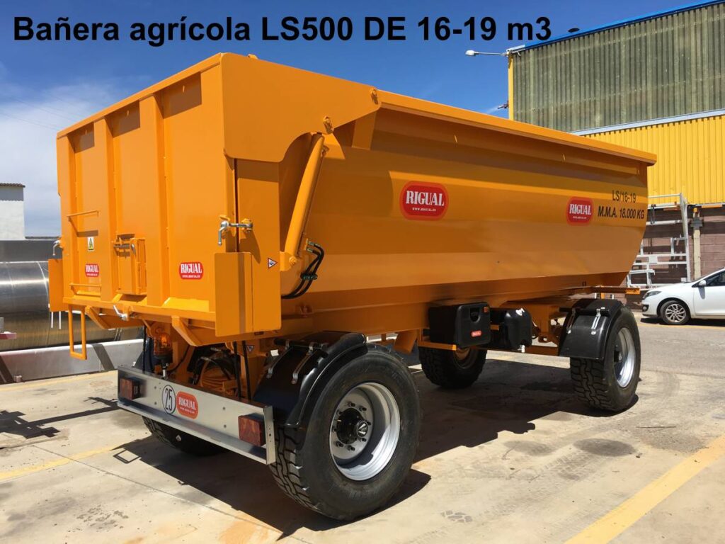 Bañera agrícola Rigual Ls500 DE 16-19 m3