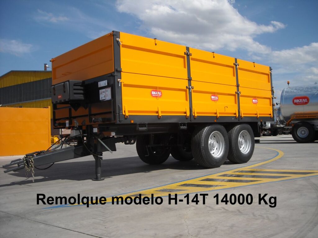 Remolque rigual H-14T de 14000 kg