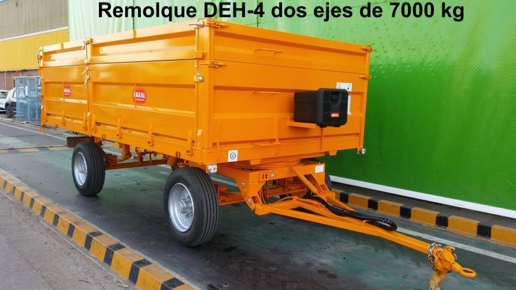 Remolque DEH-4 dos ejes de 7000 kg